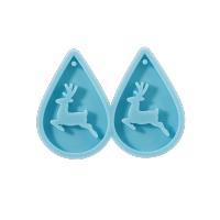 Molde De Silicona Para Colgante De Llave De Cristal Epoxy Resina UV Formas Geométricas DIY Suministros Para Joyería - details 5