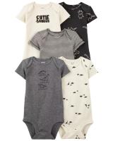 Ropa para niños, novedad de verano, mono triangular de manga corta para bebés, ropa para gatear, mono de bebé de cinco piezas - details 6