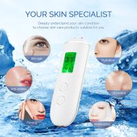 Analyizador De Piel Facial USB Rechargeable Medidor De Contenido De Hidratación Y Aceite De La Piel Detector De Agente Fluorescente Tester De Elasticidad De La Piel - details 5