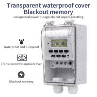 Interruptor De Tiempo Digital Automático Con Caja Impermeable Para Exterior 168 Horas Semanal 7 Días Programable 220V 30A - details 5