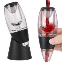 Decantador De Vino Con Filtro Y Base Aerador Profesional Para Bar Y Fiesta En Casa Dispensador Rápido Para Whisky Y Vino Tinto Material PP Ecológico - details 0