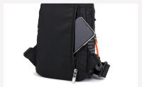 Bolsa Bandolera Para Hombre En Nylon Bolsa De Hombro Cruzada Pequeña Rucksack De Viaje Estilo Casual Con Bolsillos Internos Y Exterior - details 7