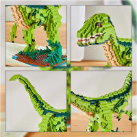 Bloques De Construcción Mini Dinosauros Jurásico Juguete Educativo Para Niños Modelo De Edificios En Miniatura Para Juego Creativo - details 5