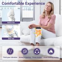 Masajeador De Rodilla Eléctrico Con Calefacción Infrarroja Y Vibración De Aire Instrumental De Fisioterapia Para Alivio Del Dolor Rehabilitación Tamaño 10x6x4.5 Pulgadas Peso 595g - details 0