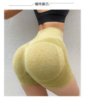Shorts De Yoga Para Mujer Cintura Alta Secado Rápido Fitness Running Pantalones Deportivos Sin Costuras Transpirables Cómodos - details 6
