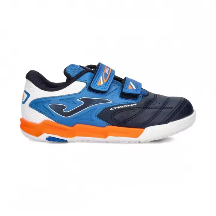 Zapatilla Joma Cancha JR 2403 Navy Royal - zapatilla de futbol sala para niño/niña. - 1