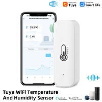 Sensor De Temperatura Y Humedad WiFi Tuya Para Hogar Inteligente Compatible Con Alexa Y Google Assistant Monitor Remoto Smart Life - details 0