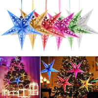 Estrella De Papel Para Decoración Navideña De 24 Pulgadas Lámpara De Árbol De Navidad 3D Colgante De Estrella De Ceilings - details 0
