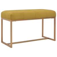 vidaXL Banco 80 cm terciopelo en color Verde/Morado/Beige y más - details 4