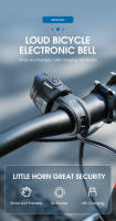 Campana De Bicicleta Eléctrica WEST BIKING Con Altavoz Recargable Por USB Alarme De Seguridad Para MTB Y Carretera Accesorio De Ciclismo - details 0