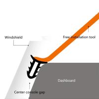 Tira De Goma Para Automóvil 1.6M Aislamiento Acústico Y De Ruido Universal Para Pantalla Del Tablero Resistente Al Clima - details 2