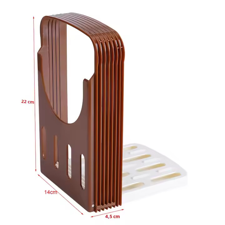 Cortador De Panecillos Plástico Ecológico Dobladable Herramienta De Corte Para Cocina Hogareña Soporte Para Panecillos - 1
