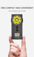 Linterna LED Recargable EDC De Portátil Con Llave De Rescate Impermeable 10 Modos De Iluminación Super Brillante Con Magnético Para Exteriores - details 9