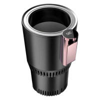 Taza Para Coche 12V 2 En 1 Calentador Y Enfriador De Bebidas Con Pantalla De Temperatura Adecuado Para Bebidas Y Botella De Bebé - details 1
