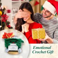 Muñeco De Crochet Divertido Para Decoración De Hogar Y Piso Estilo Europeo Regalo De Navidad Ornamento De Mano Hecho a Medida - details 2