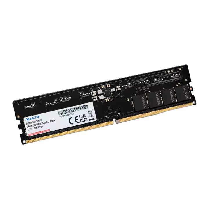 ADATA - Memoria RAM DDR5 AD5U560016G-S 16 GB 5600 MHz con XMP 3.0, disipador térmico y LED ajustable para gaming y edición - 1