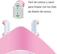 COTTECOTA- Bandeja Arena para Conejos 38.7x25x21cm ,Arenero de plástico de Conejo para Mascotas ,Jaula de conejo Entrenador de Orinal fácil de Limpiar esquineras Conejos Esquina Inodoro para Mascotas, Entrenador para Orinal Jaula Desmontable para Conejo - details 6