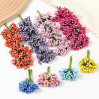 1/3/5Pcs Estambres De Flores Artificiales 8CM Para Decoración De Casamiento Fiesta Hogar Regalo De Navidad Accesorios De Ornamento - details 1