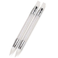 1Pc Lápiz De Silicona Para Diseño De Uñas Con Doble Punta Herramienta Precisa Para Arte De Uñas Brocha De Puntos Brillantes Para 3D Carving - details 1