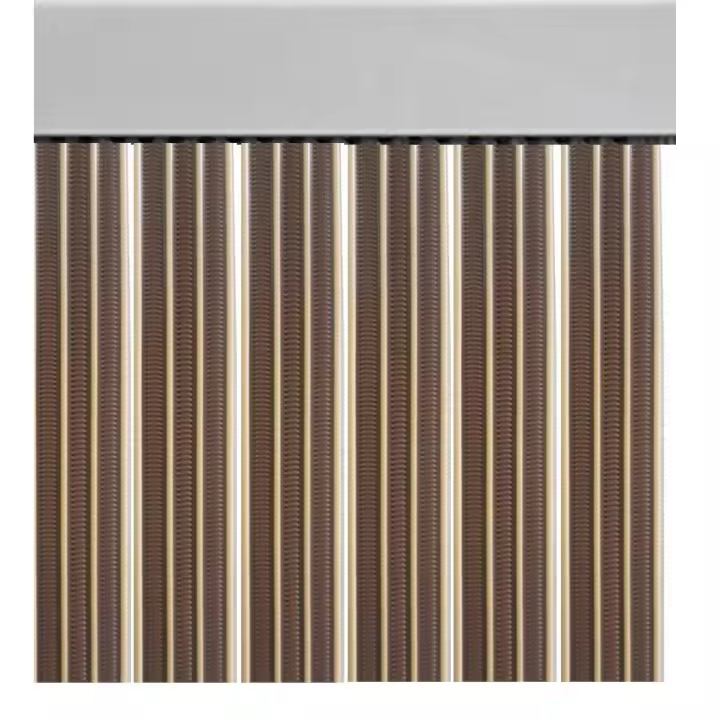 Cortina tiras cintas 90 cms marron beige para puertas [0809012] - 1