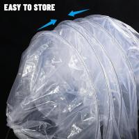 Malla Sombra Portátil para Invernadero 3M-Protección UV 95%, PVC Resistente, Montaje Rápido, Ideal para Huertos, Terrazas y Plantas (3x0,45x0,45 M, 550g) - details 6
