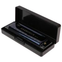 Harmonica Diatónica De 10 Agujeros En Clave De C Para Principiantes Y Niños Con Estuche Regalo Ideal Para Aprender a Tocar - details 5