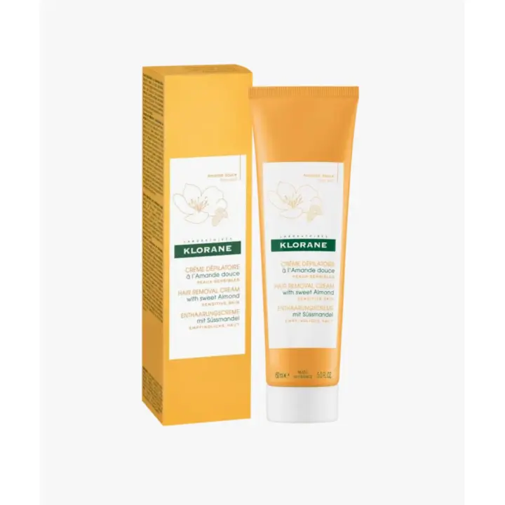 Klorane Crema depilatoria de Almendra dulce150ml - 1