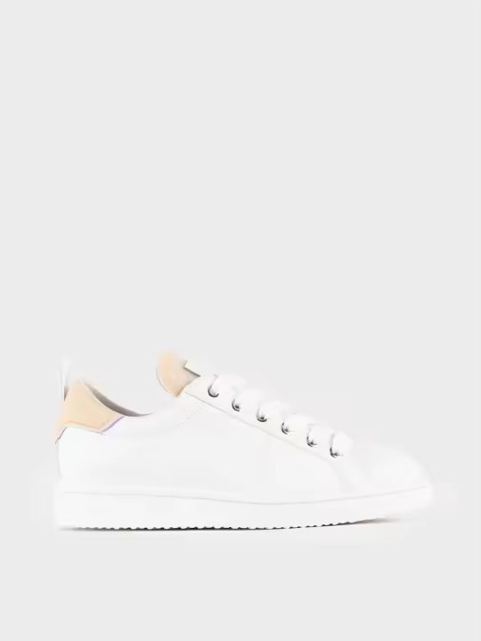 Zapatillas blancas piel - 1