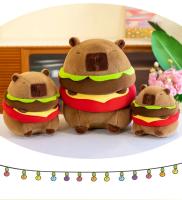 Muñeco De Peluche Capybara Lindo En Forma De Hamburguesa Juguete Suave Kawaii Regalo De Cumpleaños Mejor Para Niños - details 11