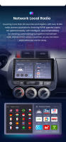 Junsun Android 13 inalámbrico CarPlay Android Auto Radio para Honda Fit Jazz City 2002 2003 2004 2005 2006 2007 coche Multimedia navegación GPS autorradio - details 10