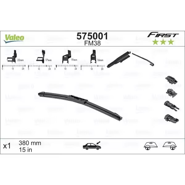Limpiaparabrisas 575001 VALEO - 1