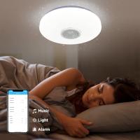 Plafonnier LED 36W Regulable, Alto Parlante Bluetooth, Lumière avec Télécommande/App Control, Changement de Couleur RGB, Lampe de Plafond pour Cuisine, Chambre, Salle de Bain, Salon, D'Enfants Ø30cm [Clase energética A] - details 4