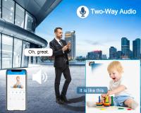 Cámara De Seguridad IP Tuya 4K Con Lente Dual Wifi Exterior Auto Tracció PTZ Visión Nocturna Color CCTV Wireless Sistema De Vigilancia - details 3