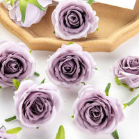 100Pcs Flores Artificiales Rojas De Seda 7cm Para Scrapbooking Decoración Navideña Casera Arreglo De Rosas Para Bodas Y Fiestas DIY - details 14