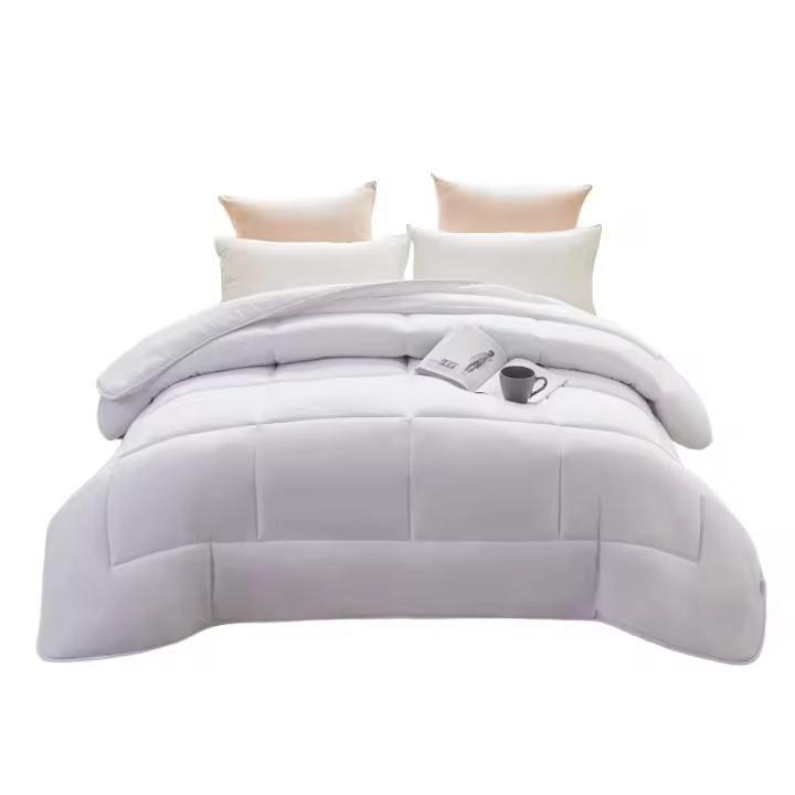 Edredón Nórdico Blanco con Estampado - Relleno 500g 100% Poliéster - 4 Tamaños (Cama 90/105/135/150) - Ultra Suave y Ligero - 1