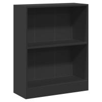 vidaXL Estantería madera de ingeniería 60x24x76 cm Blanco, Negro, Roble Sonoma Mueble Almacenaje Estantería para Oficina, Estudio, Dormitorio Estantería/Librería/ mueble de Almacenamiento - details 2