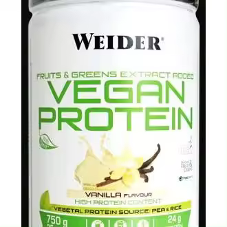 Weider Proteína Vegana Vainilla 540g - Suplemento Alimenticio - 1
