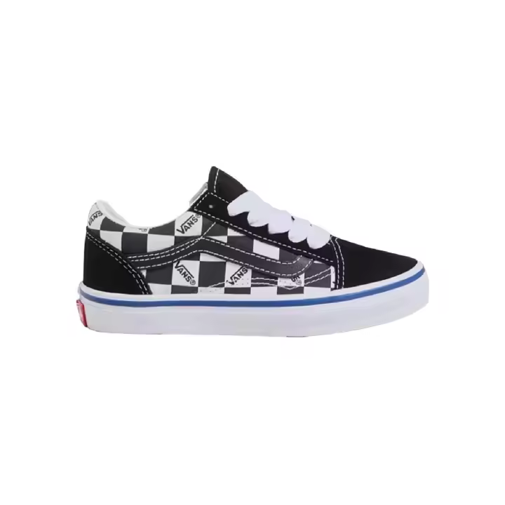 VANS ZAPATILLA OLD SKOOL LOGO CHECK BLACK WHITE - 1