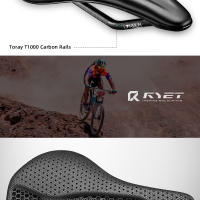 Sillín De Bicicleta RYET Ultrafino De Carbono 3D 145MM 7*9 Para Hombres Y Mujeres Triatlón Carretera MTB Montaña Gravel Piezas De Sillín De Bicicleta - details 17