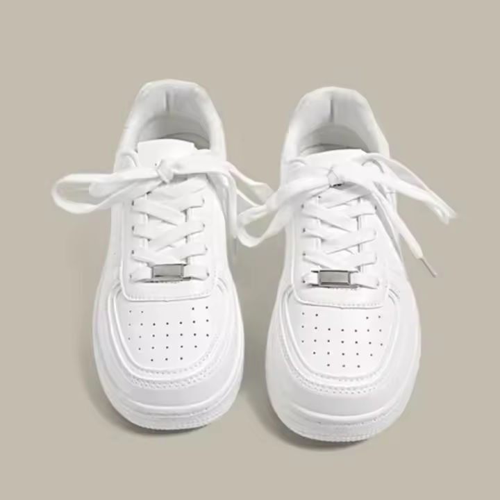 Zapatillas mujer blancas estilo sneakers - 1