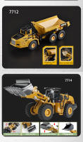 Mini Excavadora De Escala 1:50 HUINA Con Sistemas Hydraulicos Juguete De Construcci\u00f3n Para Niños Regalo De Juguete De Maquinaria De Ingenier\u00eda Para Ni\u00f1os - details 8