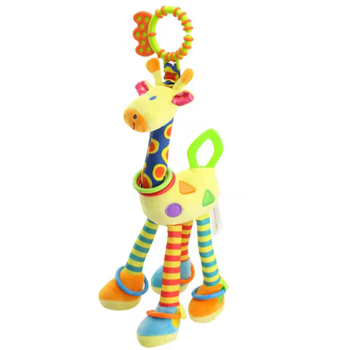 Juguetes Colgantes Para Cuna De Bebé Con Diseño De Animales Divertidos: Giraffa Panda Oso Grizzly Decoración De Cuna Para Niños Y Niñas - 1