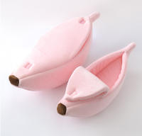 Cama Para Gato En Forma De Plátano Casa Divertida Y Acolchada Múltiples Colores Duradera Y Portátil Almohadilla Para Perro Accesorios Para Mascotas - details 14