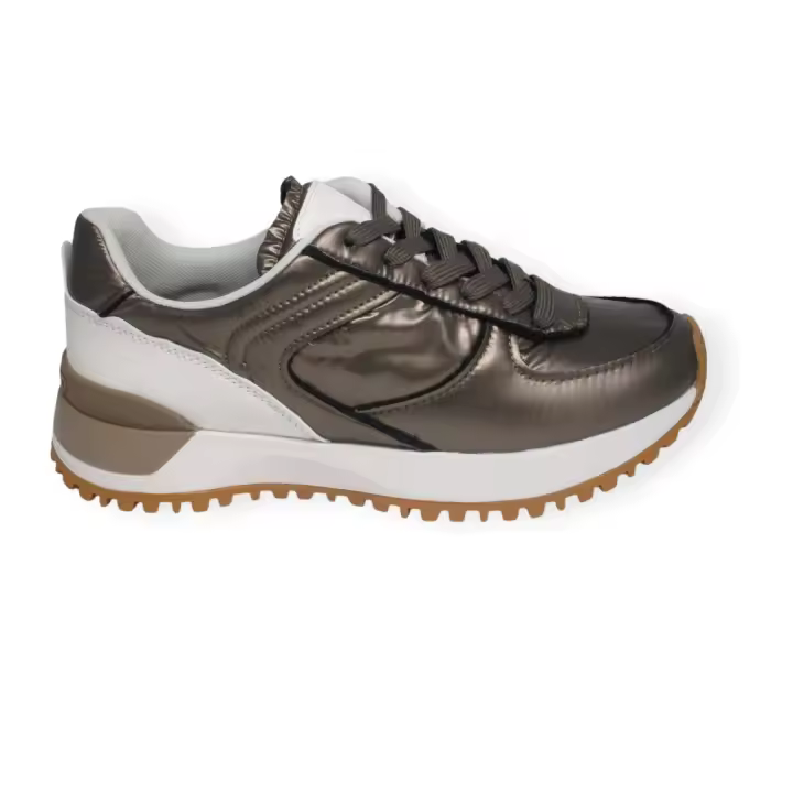 SNEAKER GIOSEPPO NABBE MARRON METALIZADO - 1