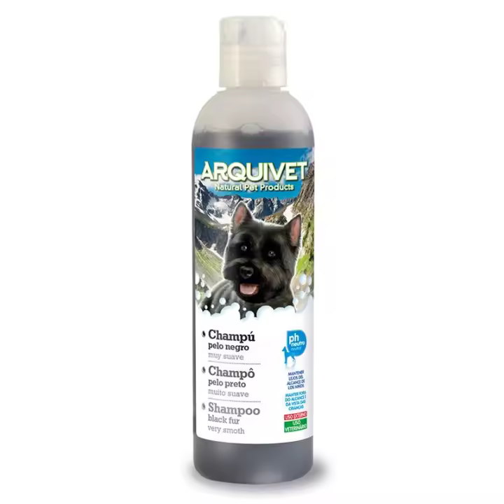 Champú para Perros de pelo negro - 250 ml Arquivet - 1