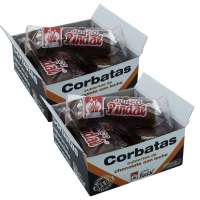 JUNCO PINDAL Corbatas de Unquera Bañada en Chocolate con Leche 12 unds (Pack 2 Cajas de 6 Unds) - details 0