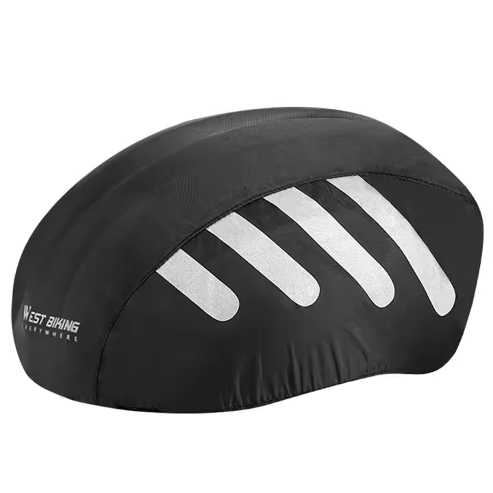 Cubierta Para Casco De Motocicleta Con Bandeja Reflectante Gorras Para Bicicletas Impermeables De Visibilidad Alta Para Ciclismo - 1