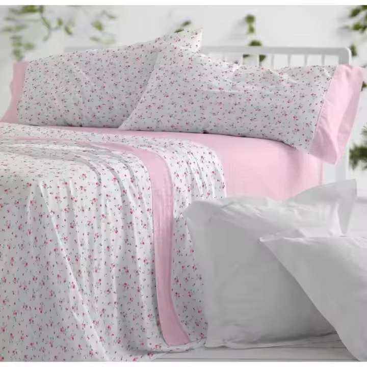 Burrito Blanco Juego de Sabana Claro de Luna Diseño 530 - 1
