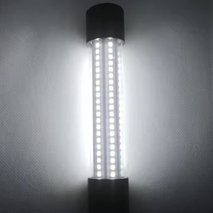 Luz Submersible LED 5M Para Pesca Lámpara De Bait Finder Profunda 50W 12-24V Atracción De Calamares IP68 Auto-Contenida Para Lago - 1