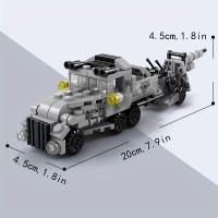 Juguetes De Bloques Para Niños 6 En 1 137 Piezas Cannon Arrastrado Vehículo Blindado Bloques De Construcción Ensamblados Regalos De Cumpleaños - details 2